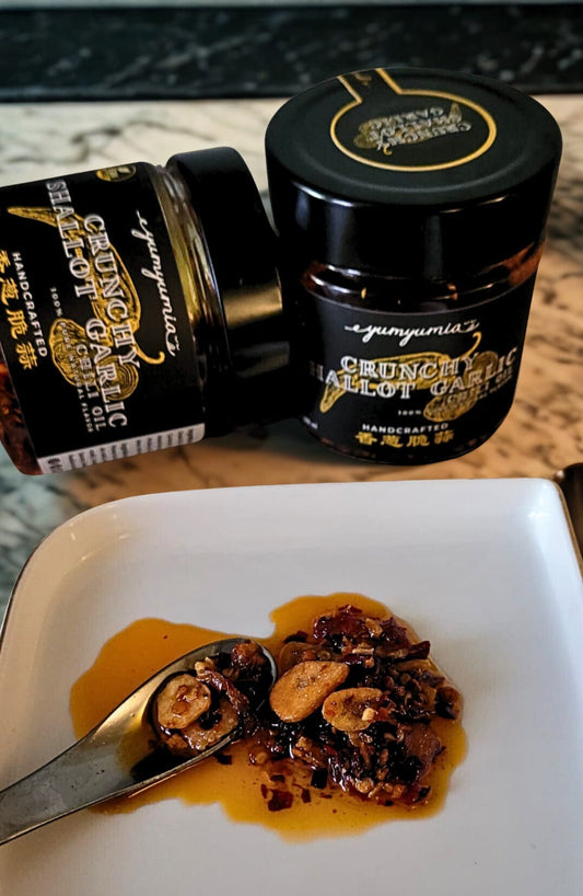 Crunchy Shallot Garlic Chili Oil (100%Vegan)