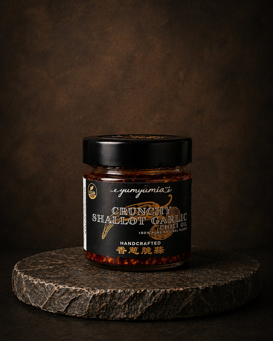 Crunchy Shallot Garlic Chili Oil (100%Vegan)